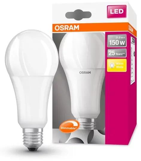 OSRAM Úsporná LED žiarovka SUPERSTAR CLASSIC, E27, A150, 21W, 2452 lm, 2700K, biela