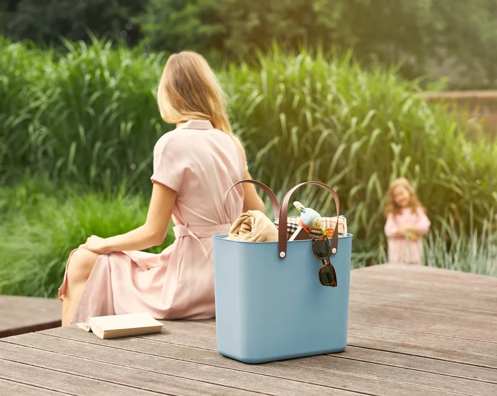 Nákupná taška, kabelka, plastová MULTIBAG svetlomodrá, 25l
