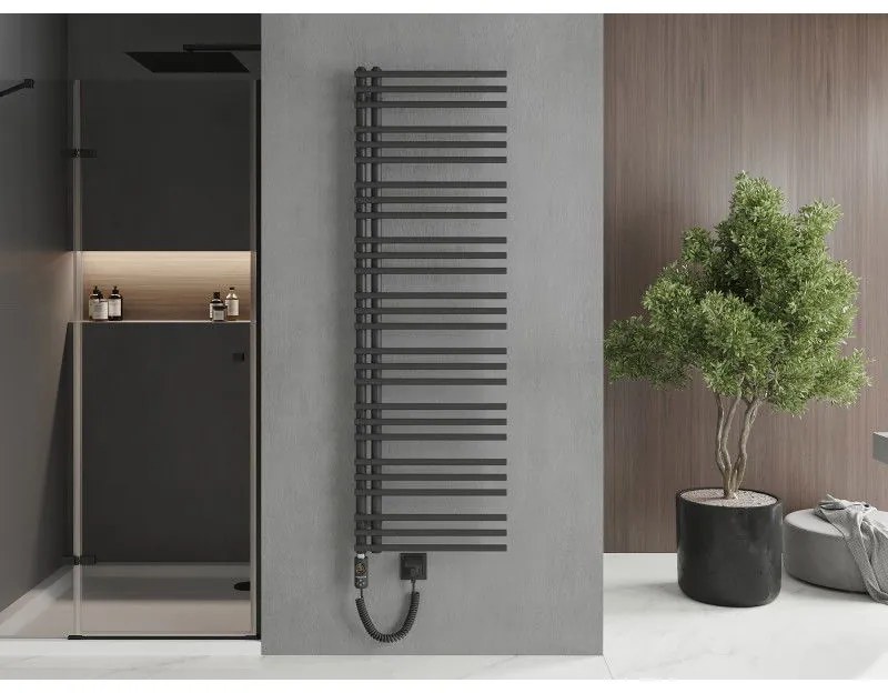 Mexen Neptun, elektrické vykurovacie teleso 1600 x 500 mm, 900 W, antracitová, W101-1600-500-2900-66