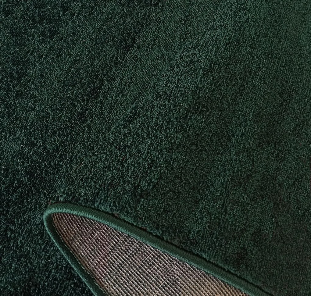 DY Zelený jednofarebný koberec Otto Rozmer: 160x220 cm
