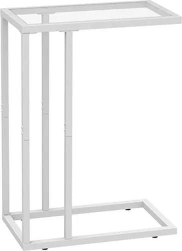 Odkladací stolík Vasagle Rivet 30 cm číry/biely
