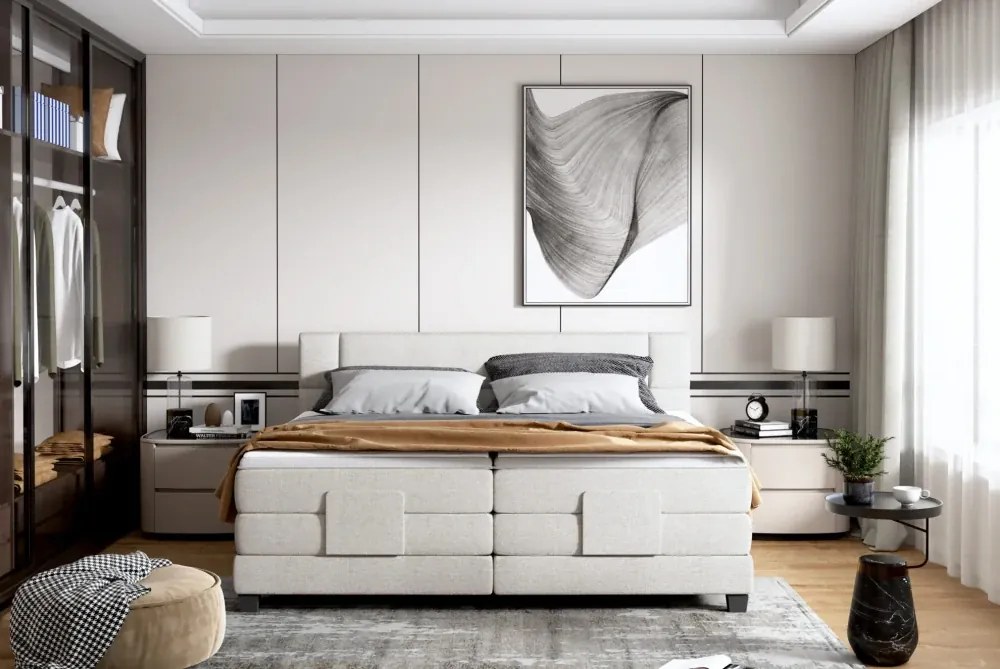 Boxspring posteľ EMBRACE
