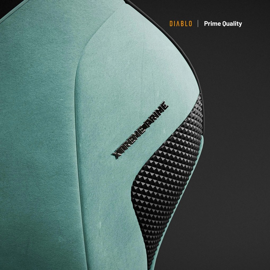 Herné kreslo Normal Size, mätový-čierny: Diablo X-One Prime Mystic Mint