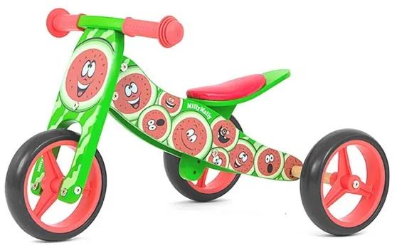 MILLY MALLY Nezaradené Detské multifunkčné odrážadlo bicykel Milly Mally JAKE watermelon Zelená |
