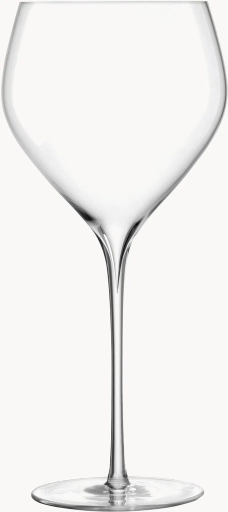 Ručne fúkané poháre na červené víno Savoy, 2 ks