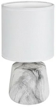 Rabalux 74067 stolná lampa Nalisa, valcovitá, biela
