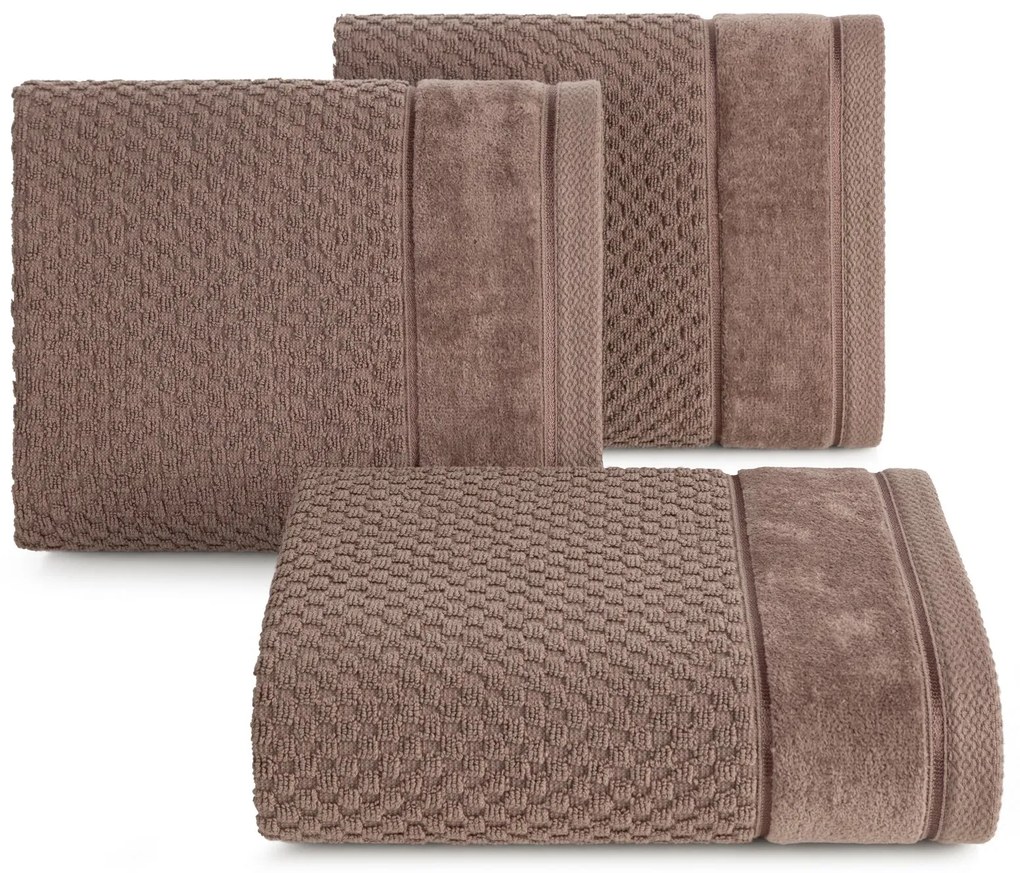 BAVLNENÝ UTERÁK FRIDA 50X90 CM SVETLOHNEDÁ