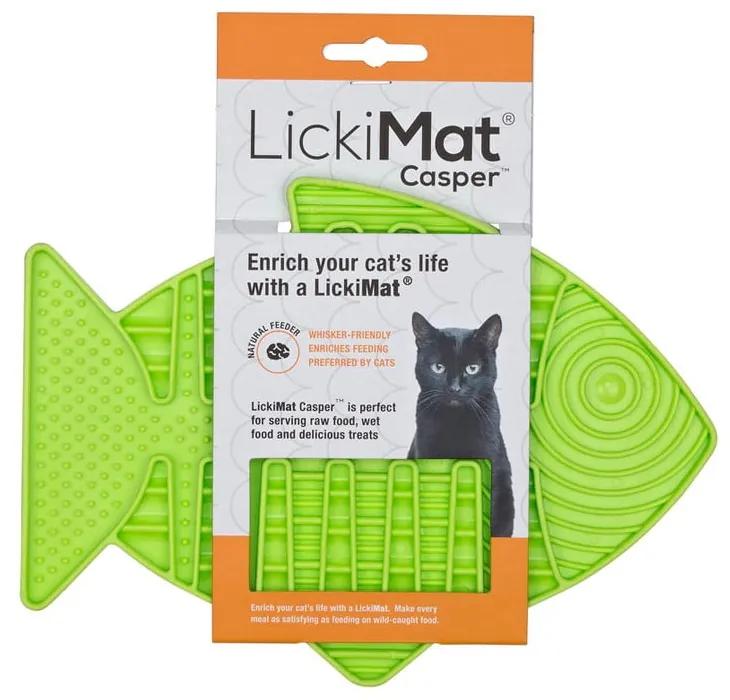 Lízacia podložka pre mačky Casper Green – LickiMat