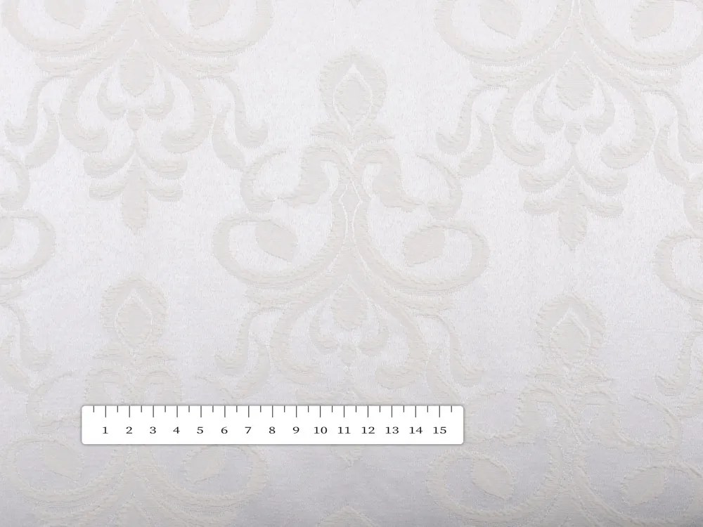 Biante Dekoračný behúň na stôl PM-076 Zámocký vzor na smotanovom 20x160 cm
