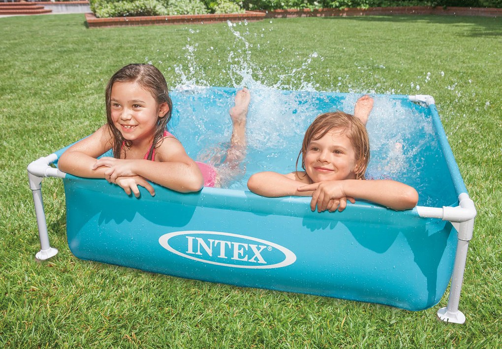 INTEX 57173 štvorcový detský bazén 122x122x30 cm