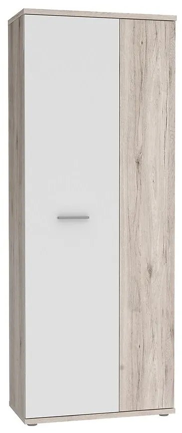 Skriňa Net 3p Dub pieskový / biela