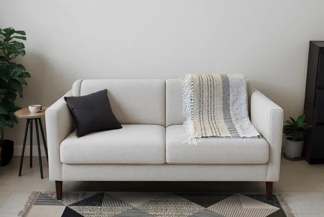 Deka INES sivá / krémová