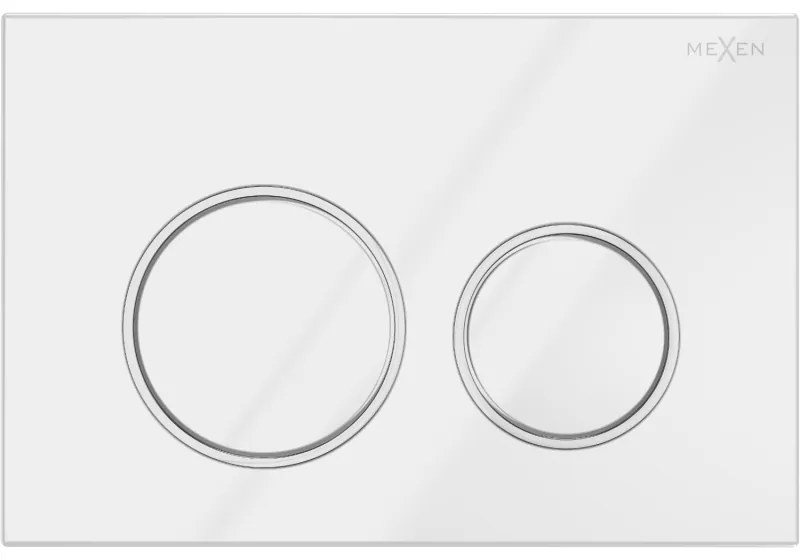 Mexen FENIX 07 - splachovacie tlačidlo pre Mexen modul FENIX XS, biela, 600700