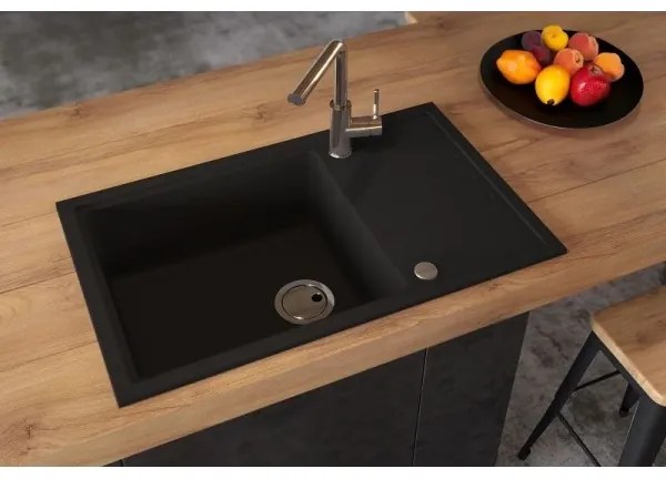 ALVEUS 1149117 - Kuchynský drez INTERMEZZO 78x48 cm granit/čierna