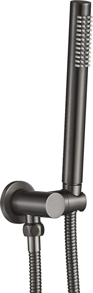 Rea Lungo Grip, podomietková sprchová súprava + BOX montážny systém, grafitová, REA-P8958