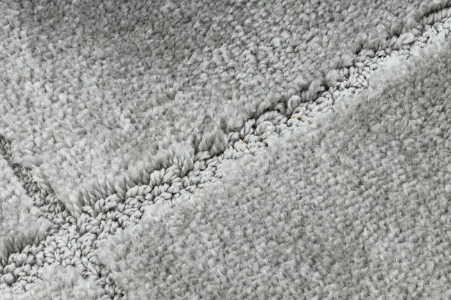 Kúpeľňový koberček SUPREME LINES línie, sivý