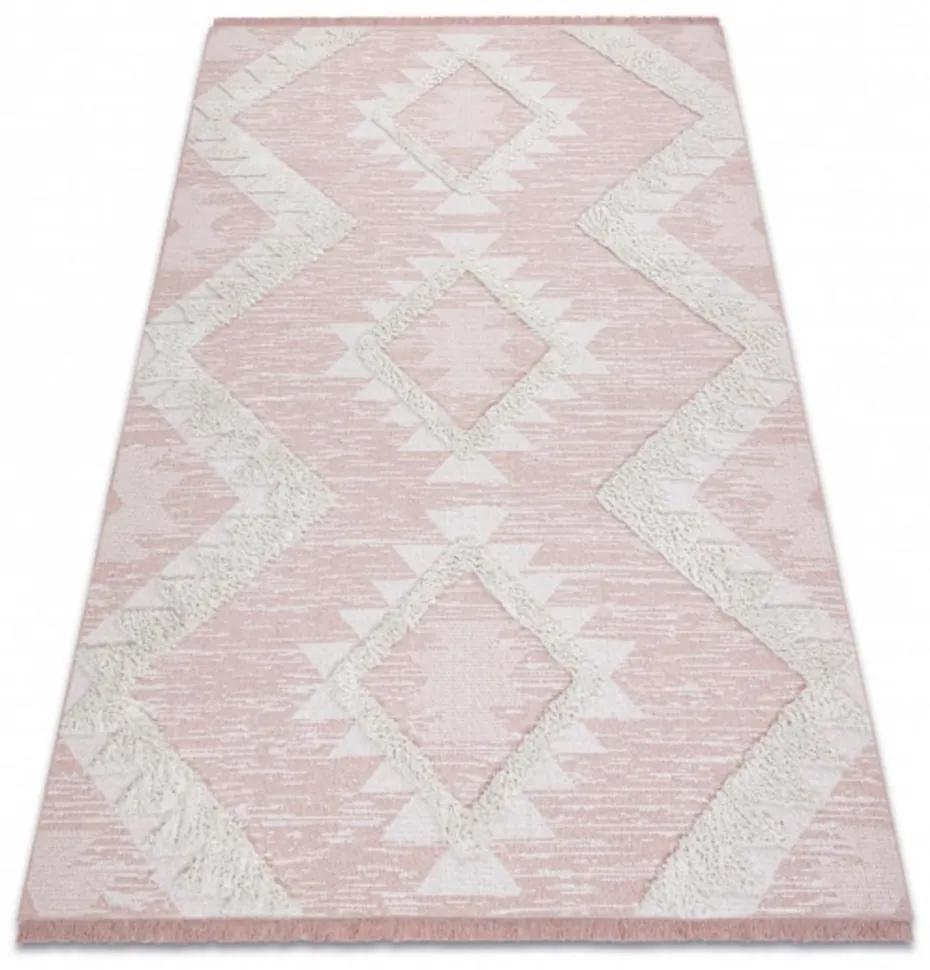Kusový koberec Romba ružový 78x150cm