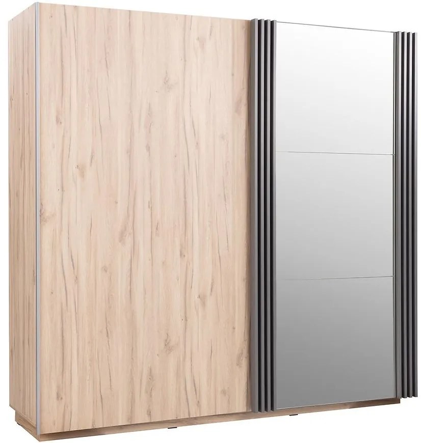 Skriňa Allmo AL15 svetlý estana dub/antracit