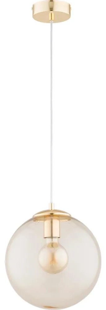 Luster na lanku LEILA 1xE27/15W/230V zlatá