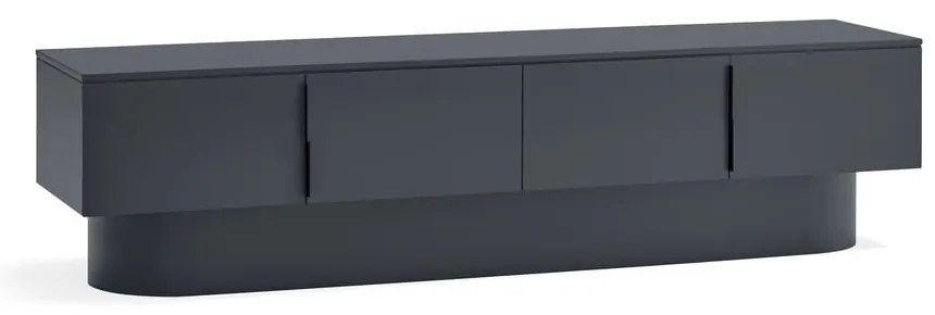 Antracitový TV stolík 200x50 cm Totem – Teulat