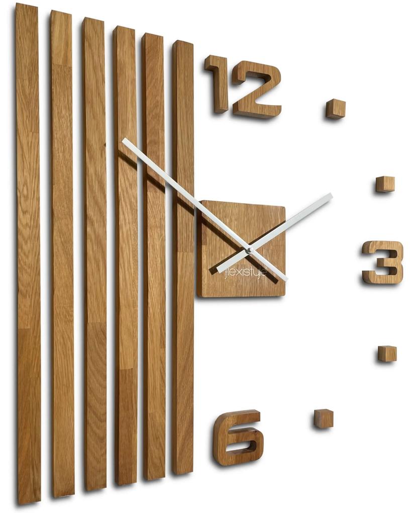 Jedinečné drevené hodiny na stenu