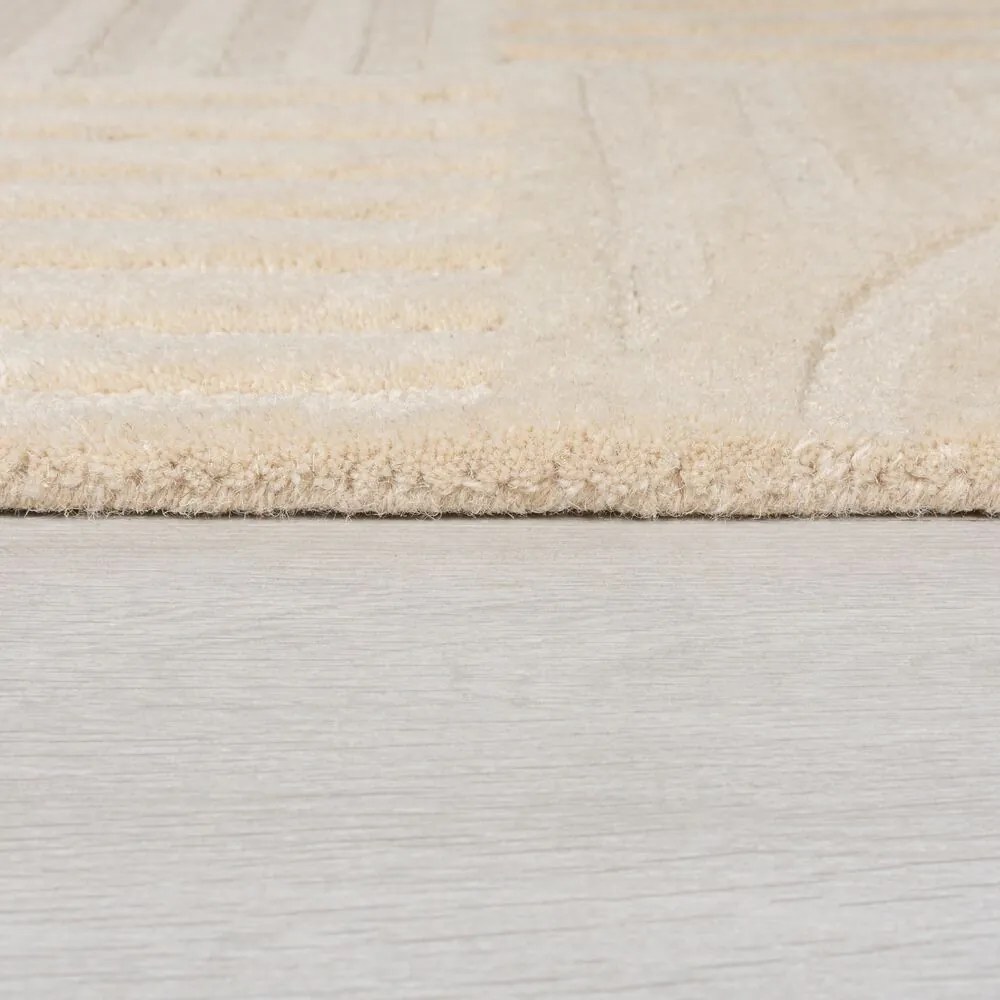 Kusový koberec Solace Zen Garden Natural, 120x170, béžová, obývacia izba, Flair Rugs