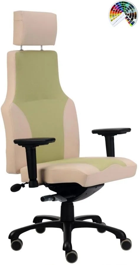 Záťažová kancelárska stolička ERGO 24/7 a ERGO MIDI 24/7 čalúnenie KOŽENKA Arizona