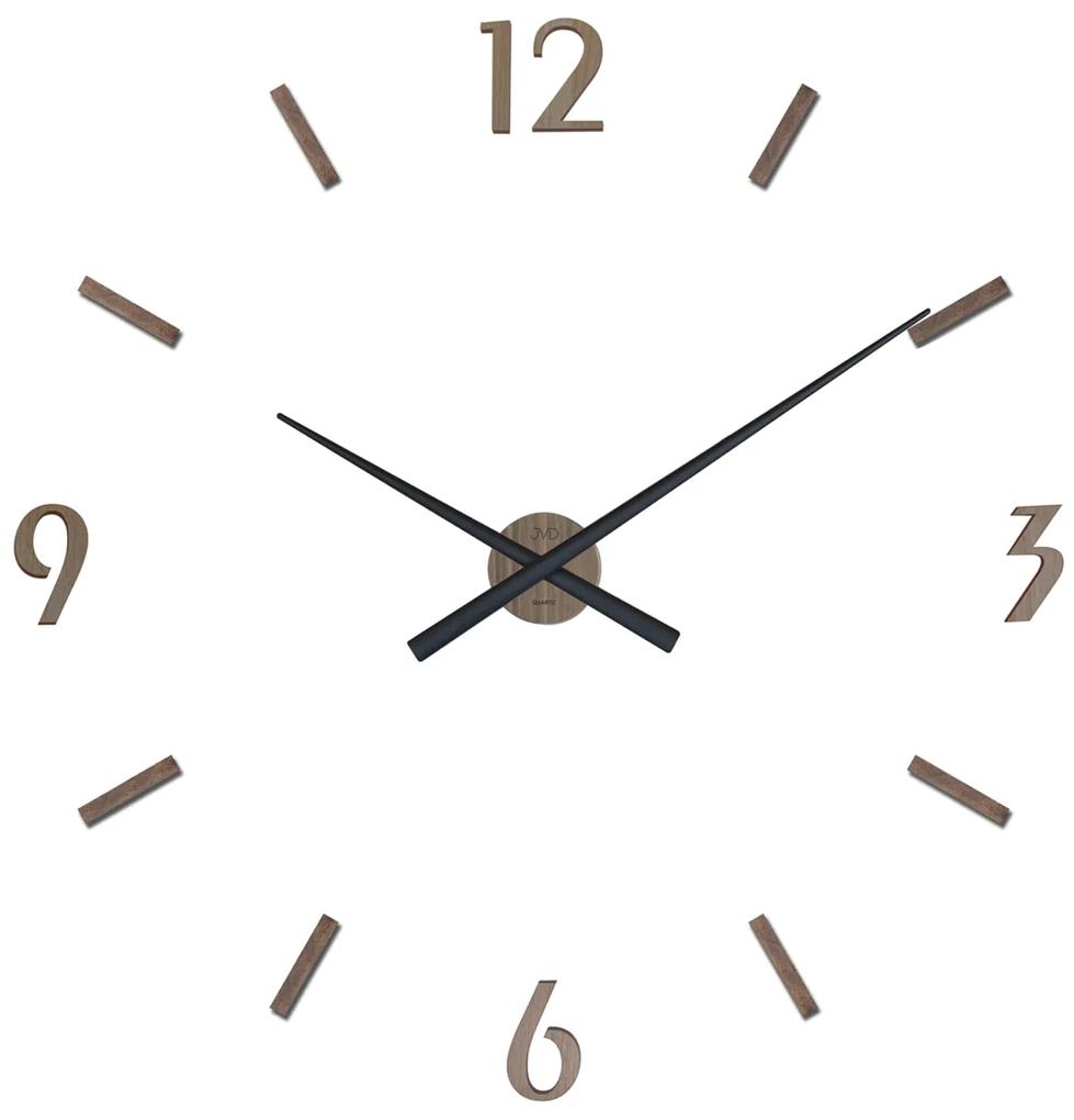 Nalepovacie hodiny JVD HT467.3, imitácia dreva