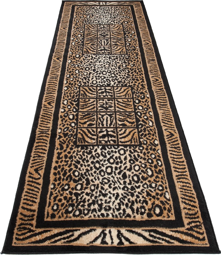 TA Koberec 6600A ČIERNY ATLAS PP Rozmer: 80x200 cm