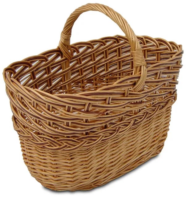 Nákupný kôš prútený Dame III.š. 43 x hl. 26 x v. 25/36(cm)