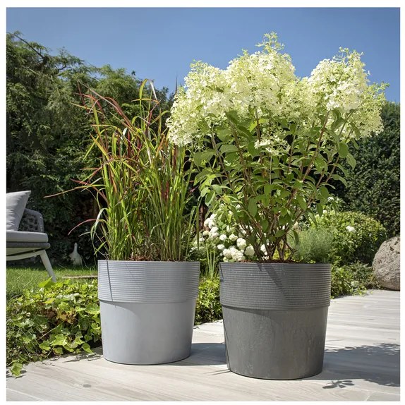 Scheurich Kvetináč Groove Plus, 31 l (karbón)  (100375193)