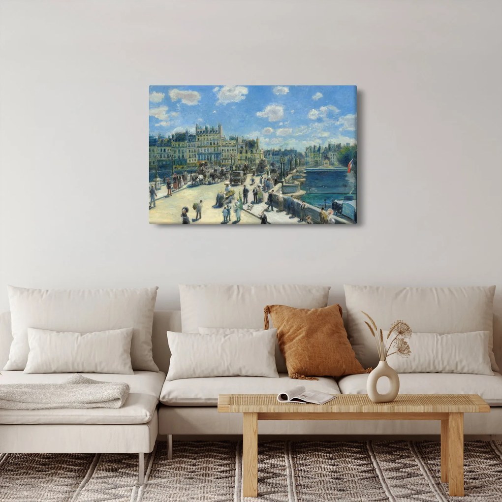 Obraz - Auguste Renoir, Pont Neuf, Paris, reprodukcia (90x60 cm)