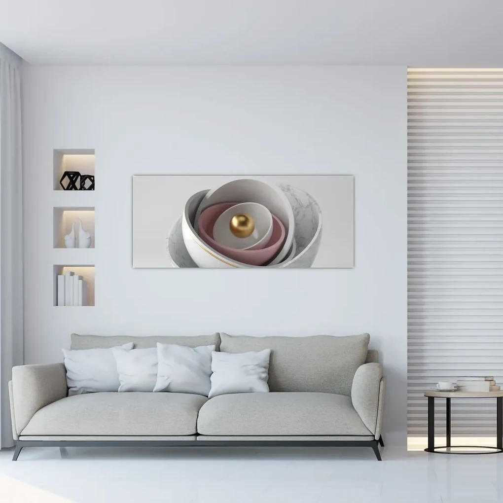 Obraz - Zlatá perla (120x50 cm)
