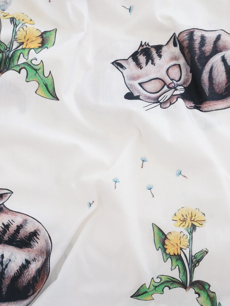 Detské bavlnené obliečky do postieľky Renforcé - Mourek