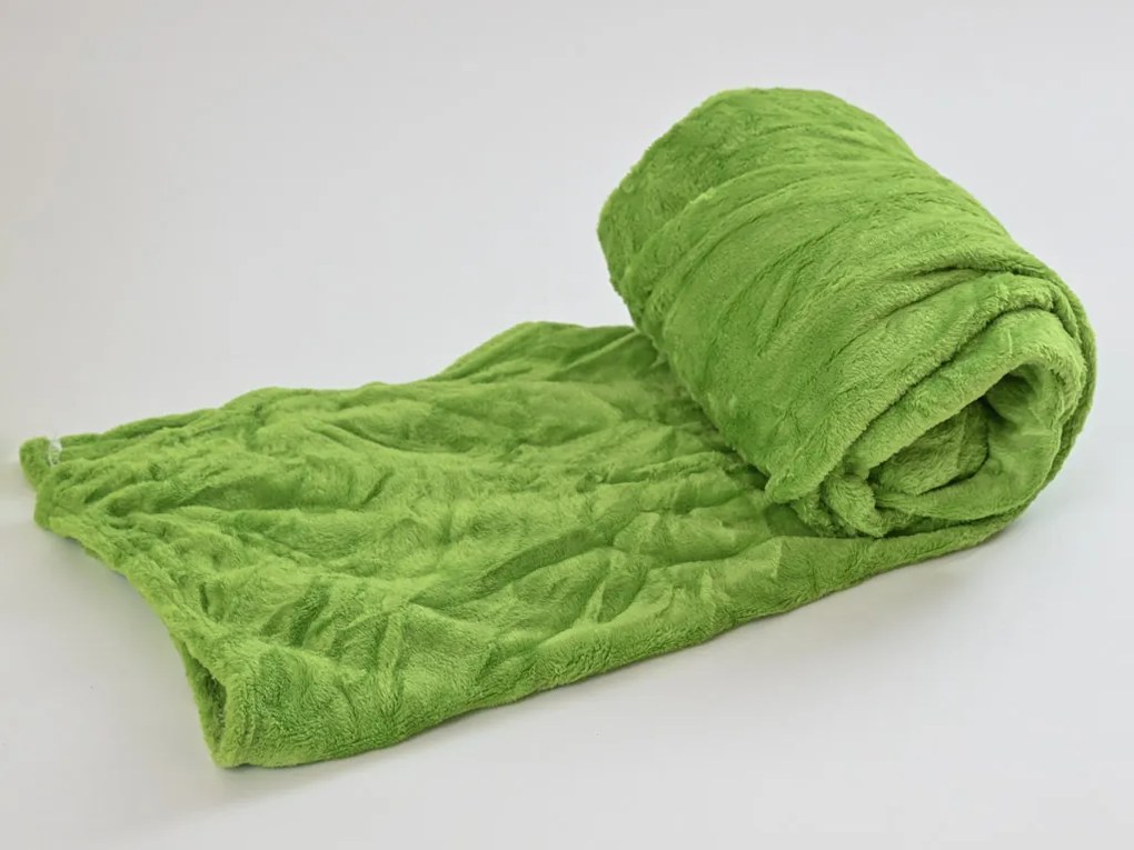 Plyšový CHAMELEON s detskou dekou vo vnútri, zelený