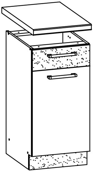 Dolná kuchynská skrinka Modesta MD12 D30 S1. Vlastná spoľahlivá doprava až k Vám domov. 762633
