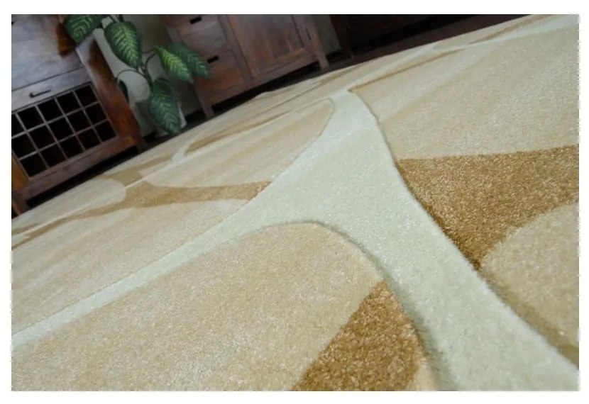 Kusový koberec Sieť krémový 140x190 140x190cm