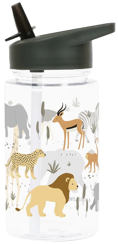 A Little Lovely Company - fľaša na pitie - zvieratá zo savany