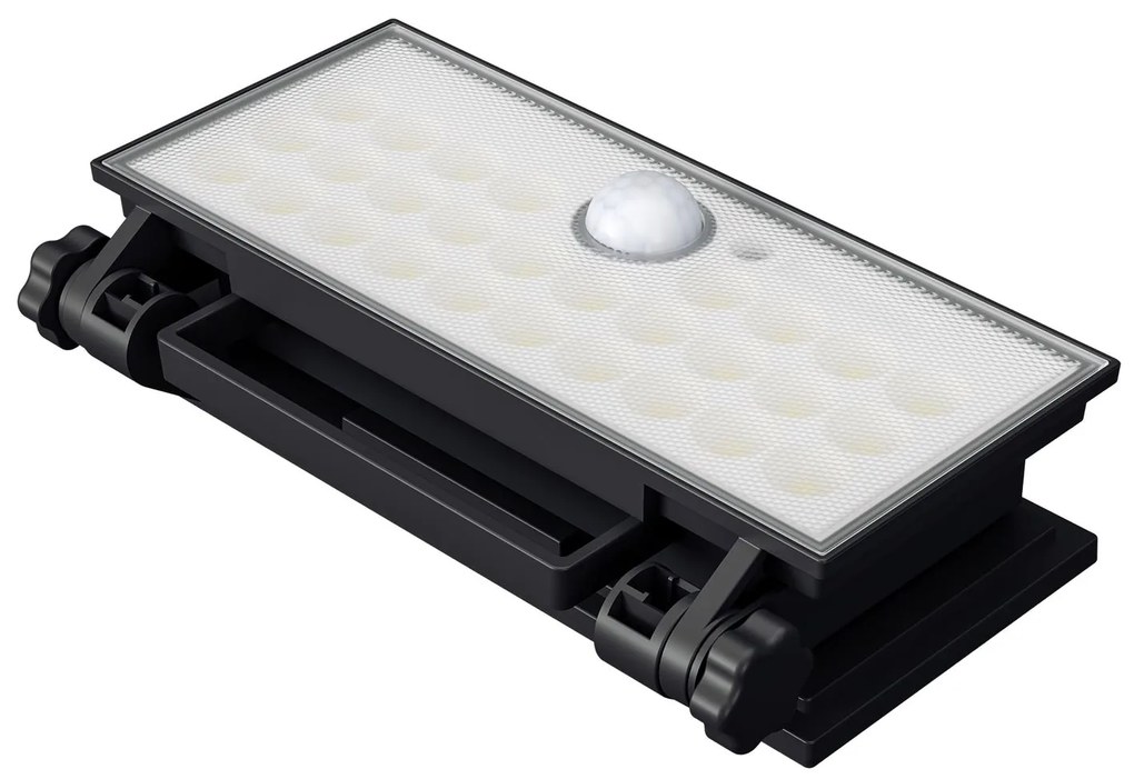 TOP LIGHT Svetlo nástenné Heleon PIR PRO, Čierna