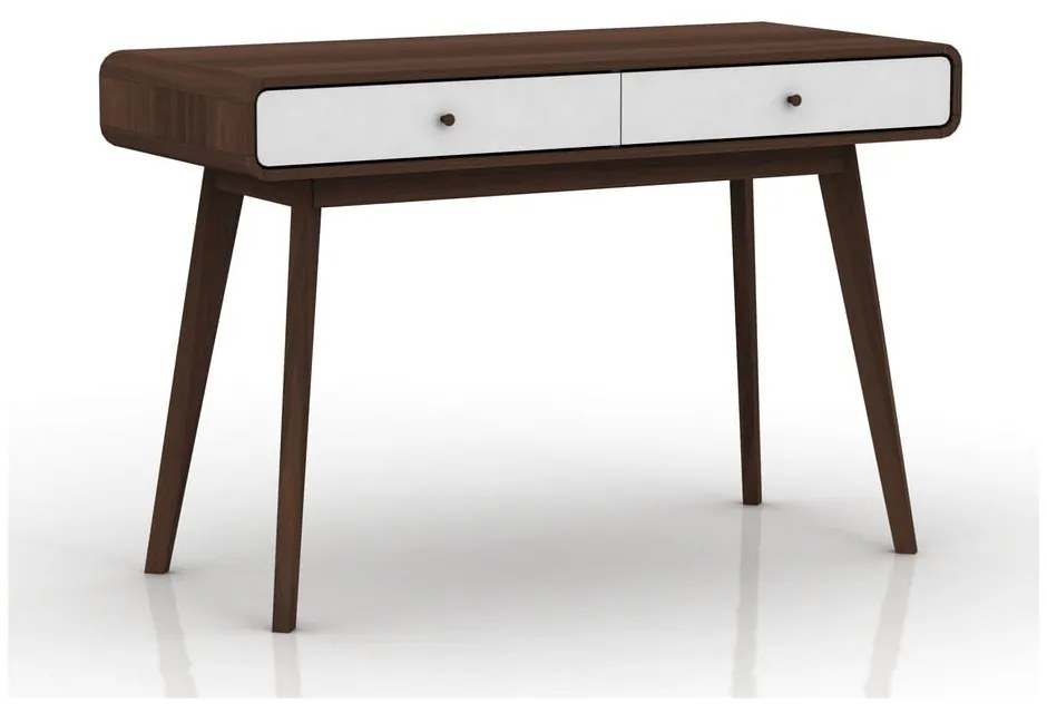 Hnedý pracovný stôl Støraa Caitlin