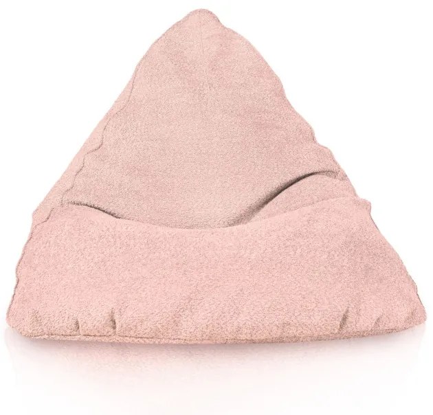 Sedací vak Bermudy pudrovo ružový bouclé