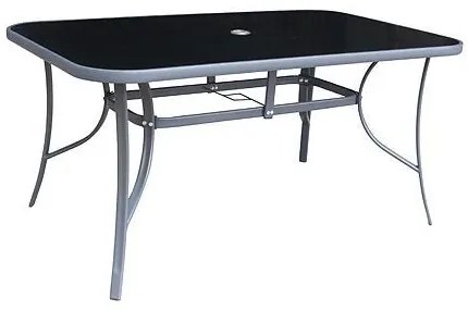 Stôl LEQ GREGORY Moonstone, sklo 5 mm (150 x 90 x 70 cm)