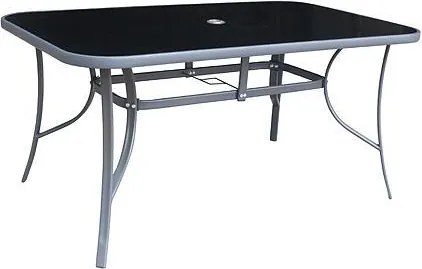Stôl LEQ GREGORY Moonstone, sklo 5 mm (150 x 90 x 70 cm)
