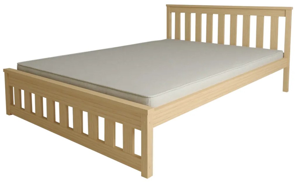 Posteľ MAICA 90 x 200 cm, borovica Rošt: S latkovým roštom, Matrac: Matrac Deluxe 10 cm