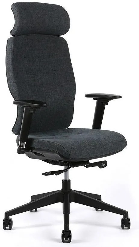 OFFICE PRO Manažérska kancelárska stolička SELENE antracit čiernošedá