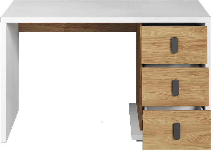 Písací stôl Karlos 125cm dub hikor