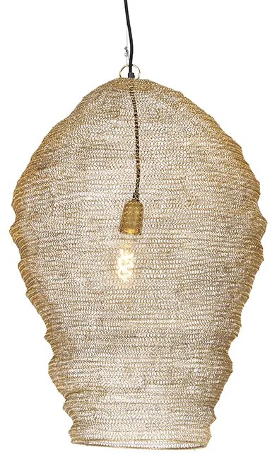 Orientálne závesné svietidlo zlaté 70 cm - Nidum