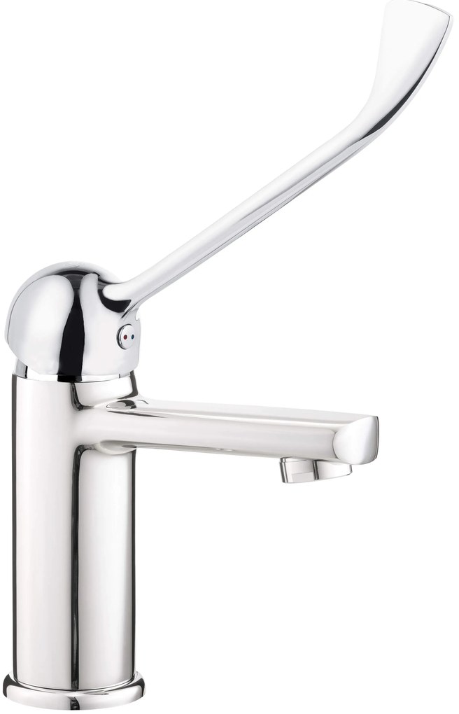Deante Tubo, umývadlová batéria s lekárskou pákou Clinic, chrómová, DEA-BUT_020C