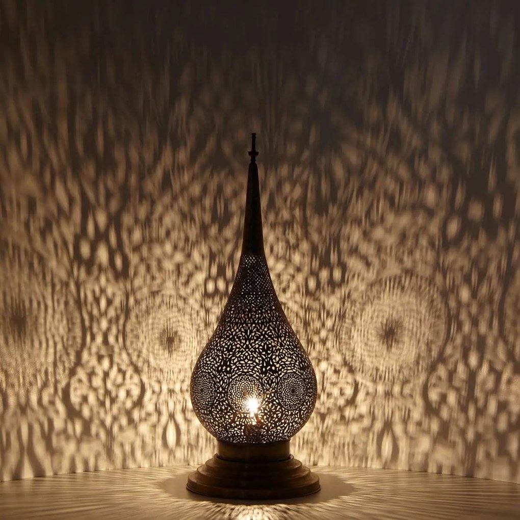 Luxusná mosadzná lampa Charda