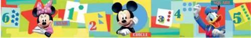 Samolepiace bordúry, rozmer 5 m x 10,6 cm, Mickey Mouse, IMPOL TRADE 601